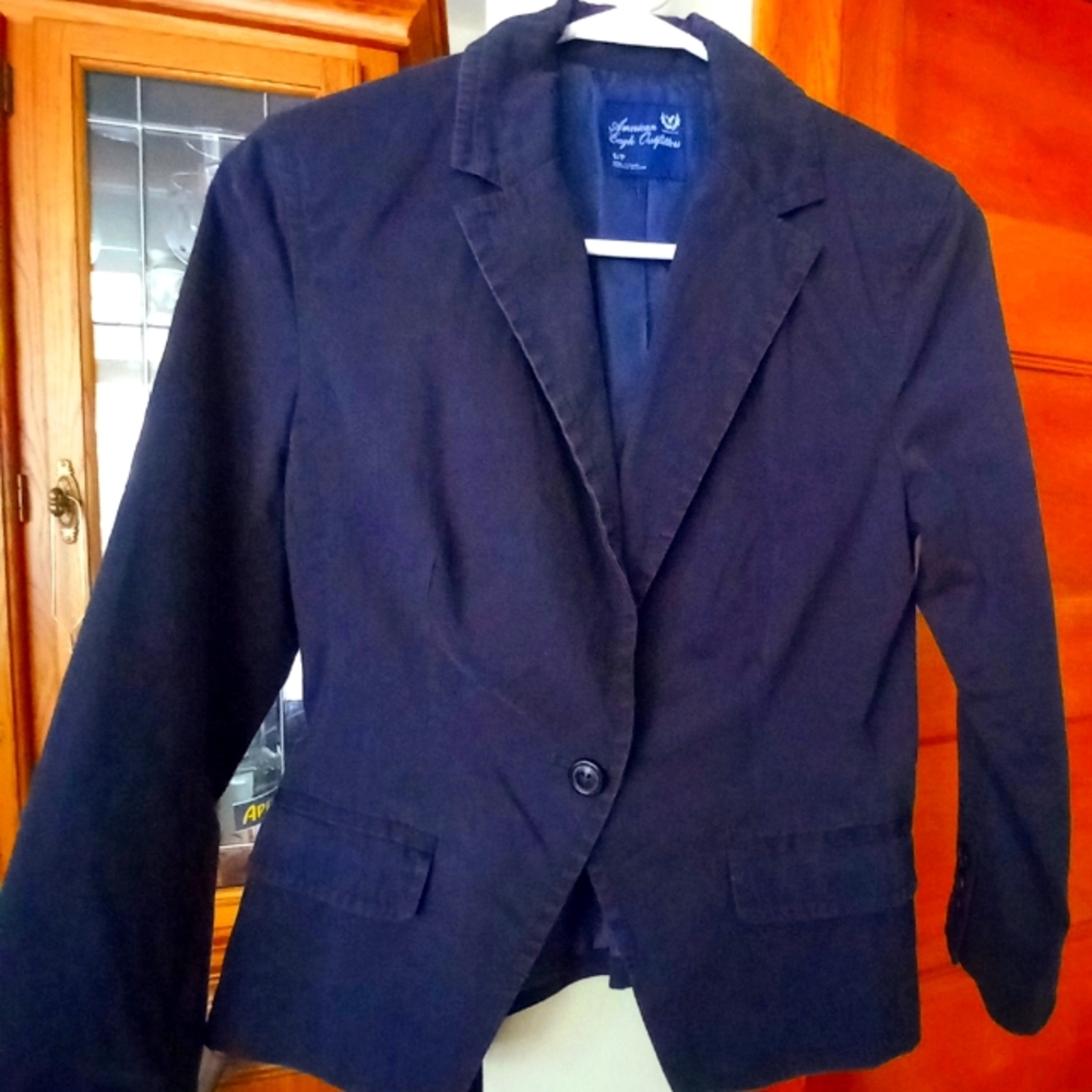 American Eagle navy blazer
